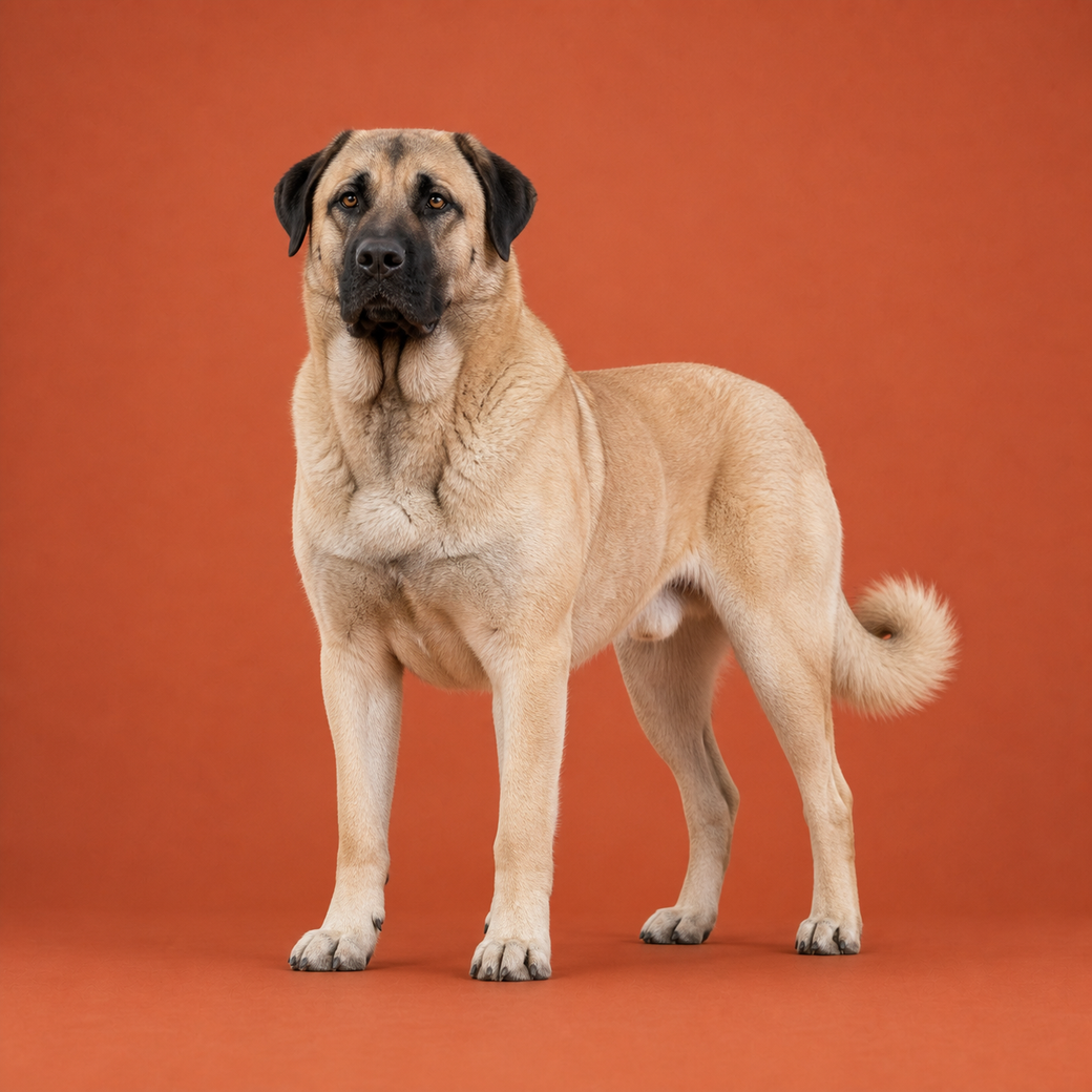 Anatolian Shepherd Dog, studio portrait