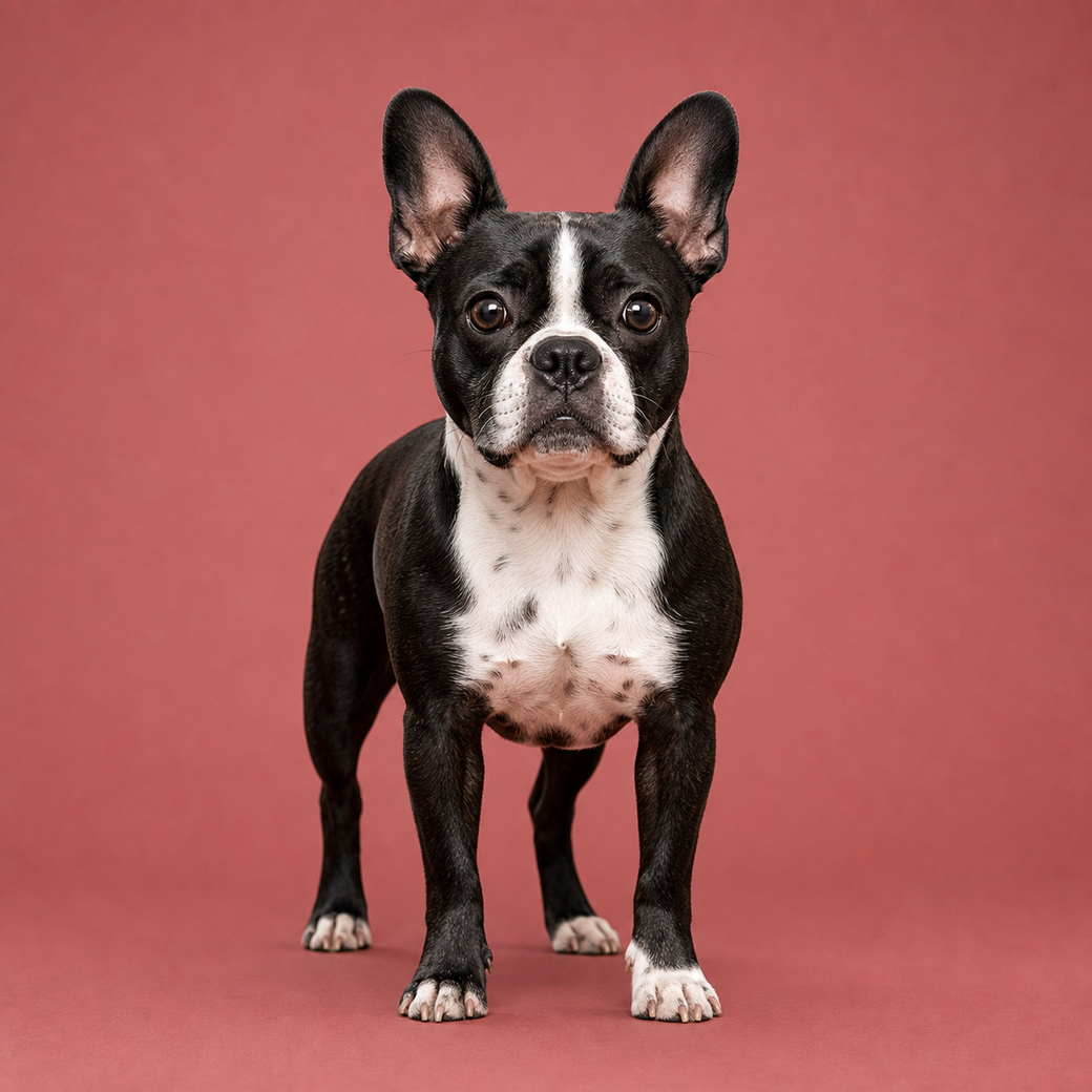 Frenchton, studio portrait