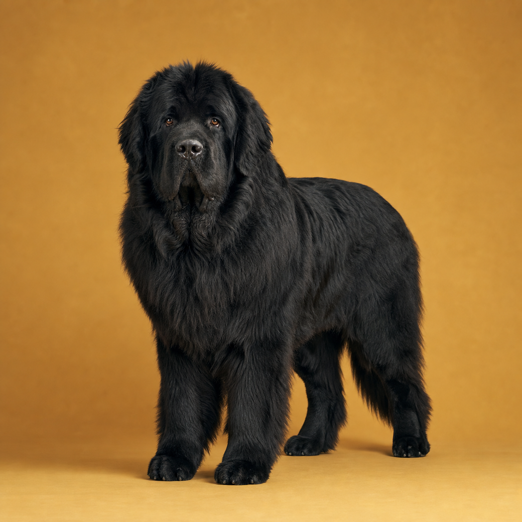 Newfoundland, studio portrait