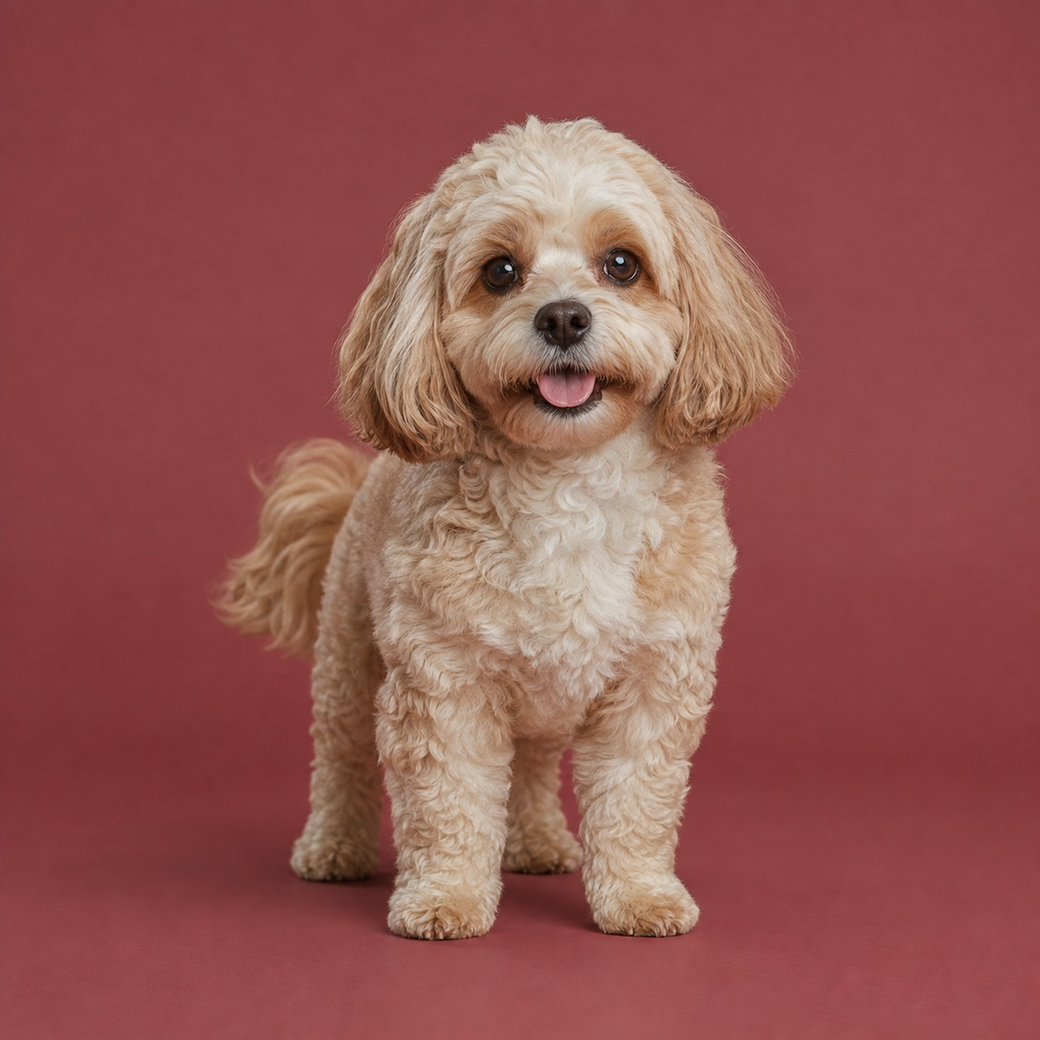 Shihpoo, studio portrait