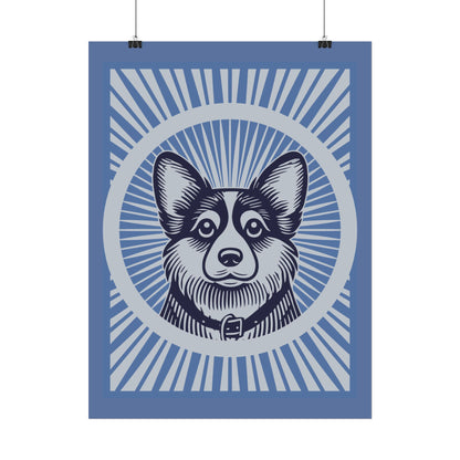 Corgipoo Art Print