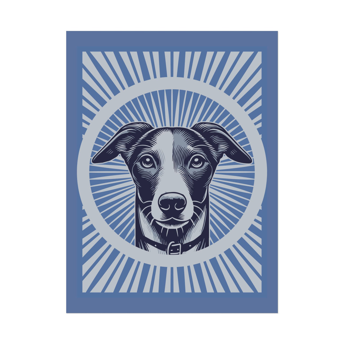 Whippet Art Print — 24" x 32" (Vertical)