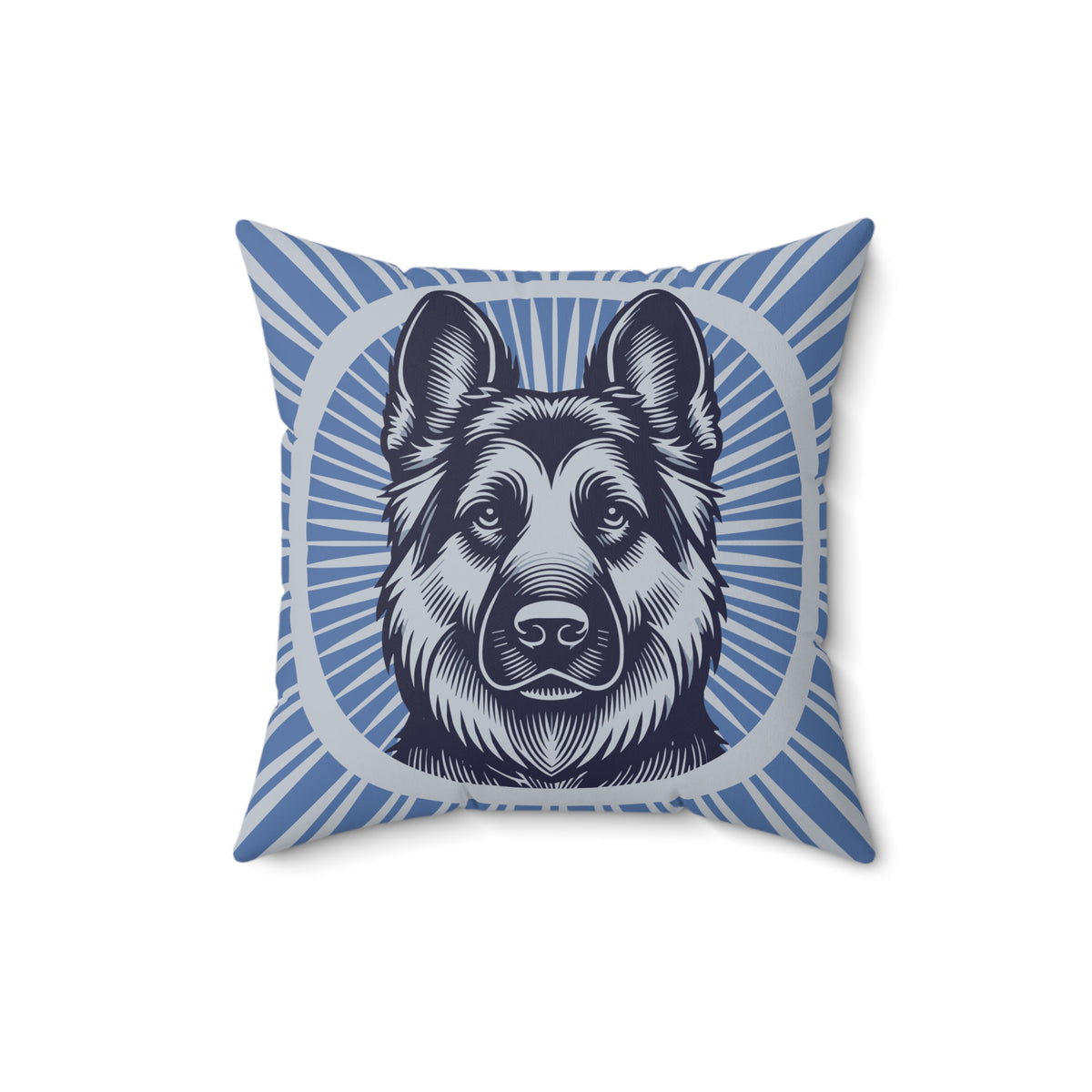 German Shepherd Pillow — 16" × 16"