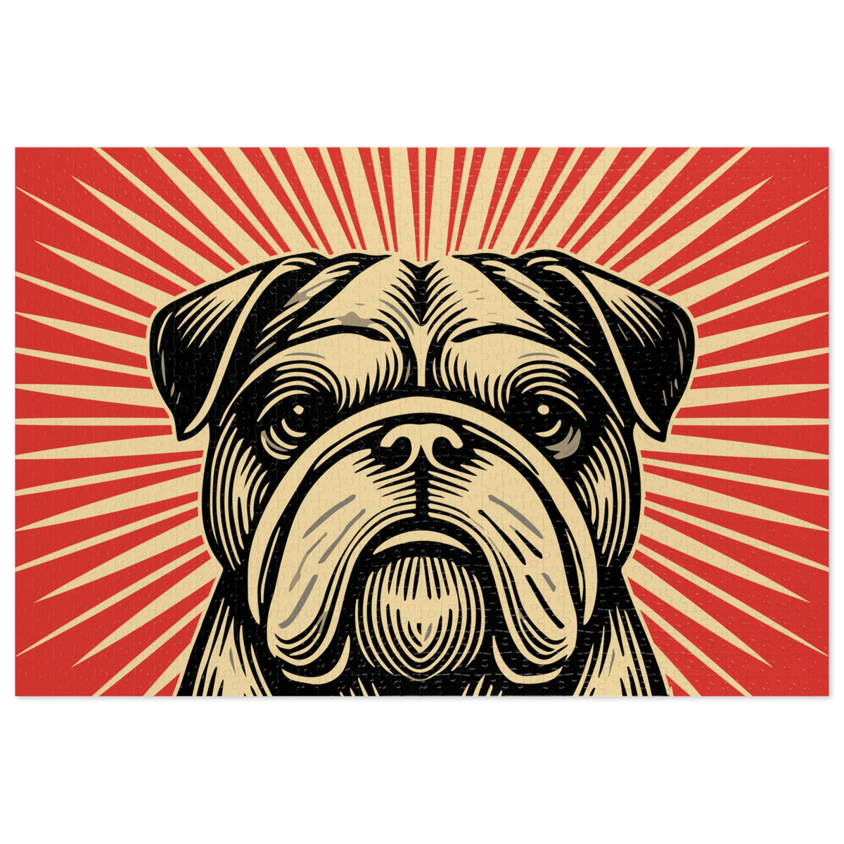 Bulldog Jigsaw Puzzle — 29.25" × 19.75" (1000 pcs)