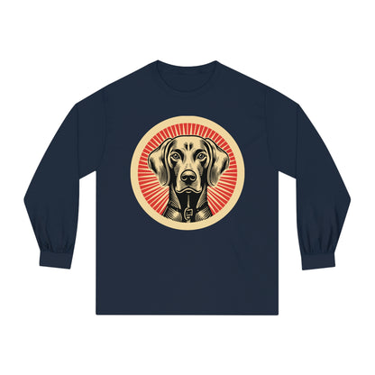 Weimaraner Long Sleeve Tee for Adults
