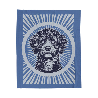 Bordoodle Blanket