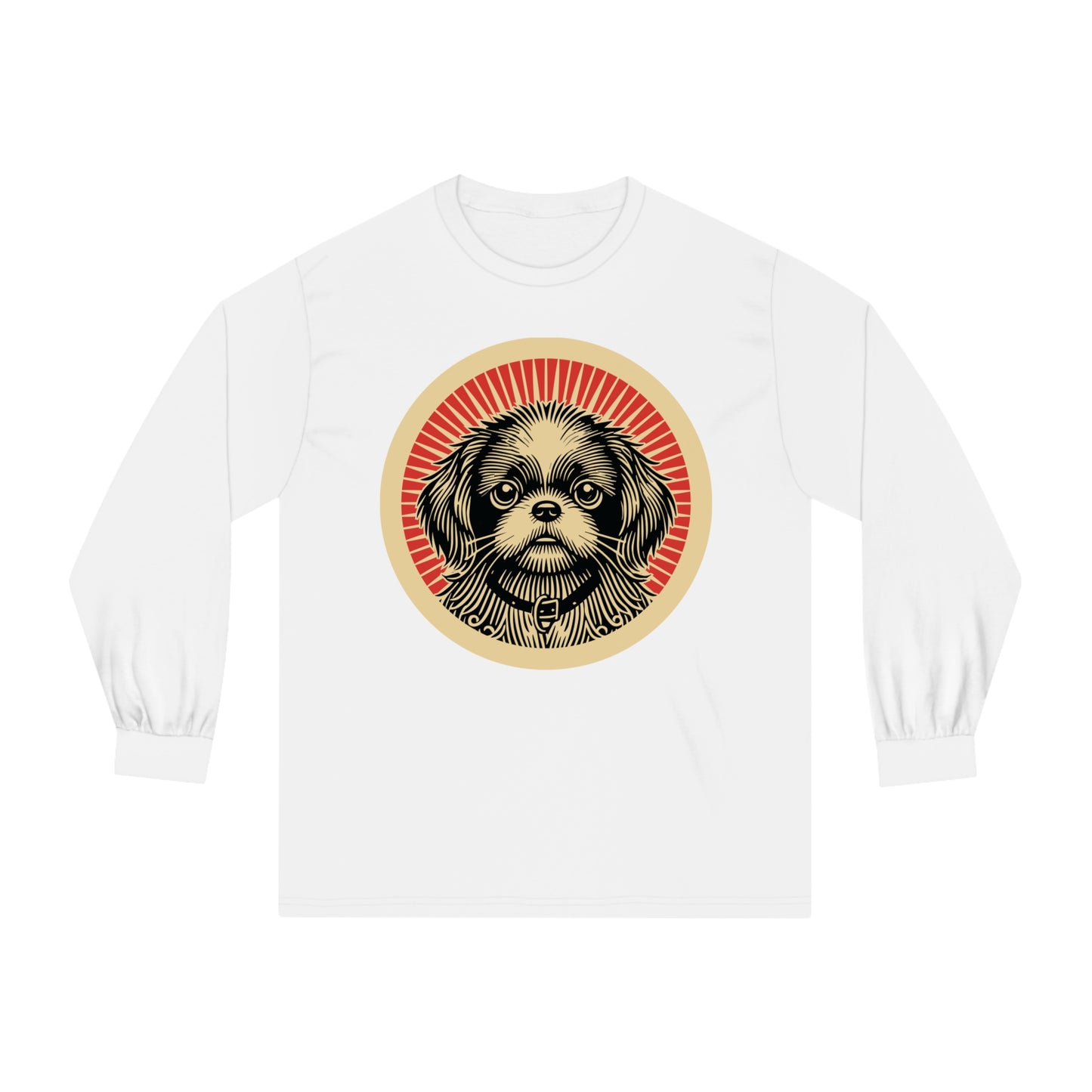 Pekepoo Long Sleeve Tee for Adults