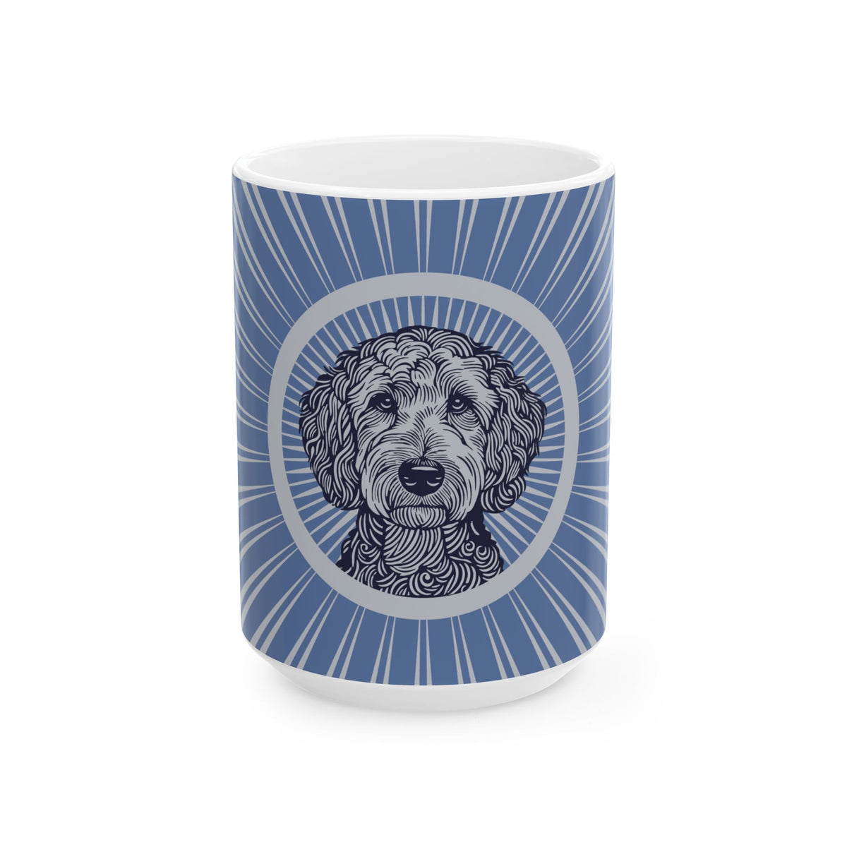 Goldendoodle Ceramic Mug — 15oz