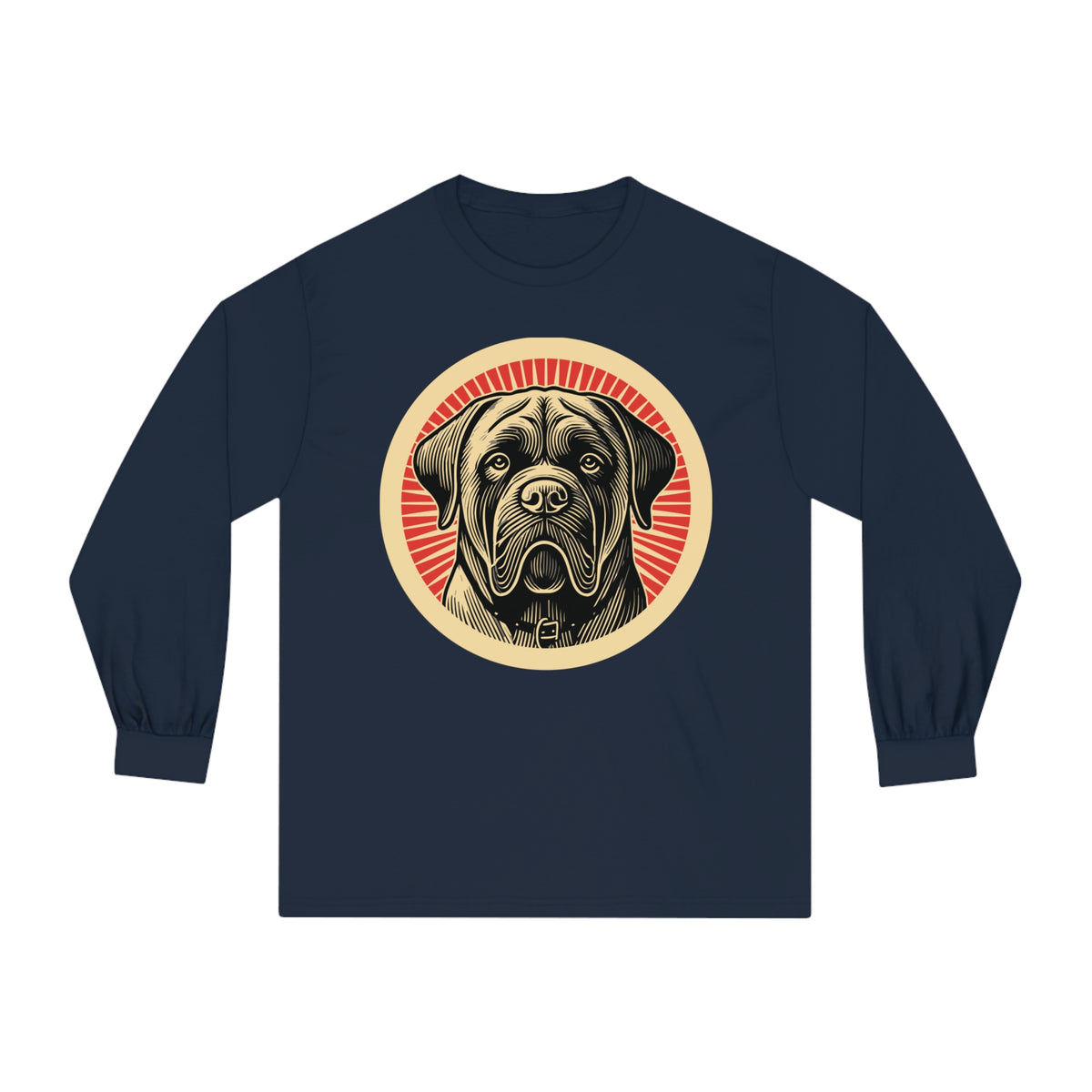 Mastiff Long Sleeve Tee — Navy