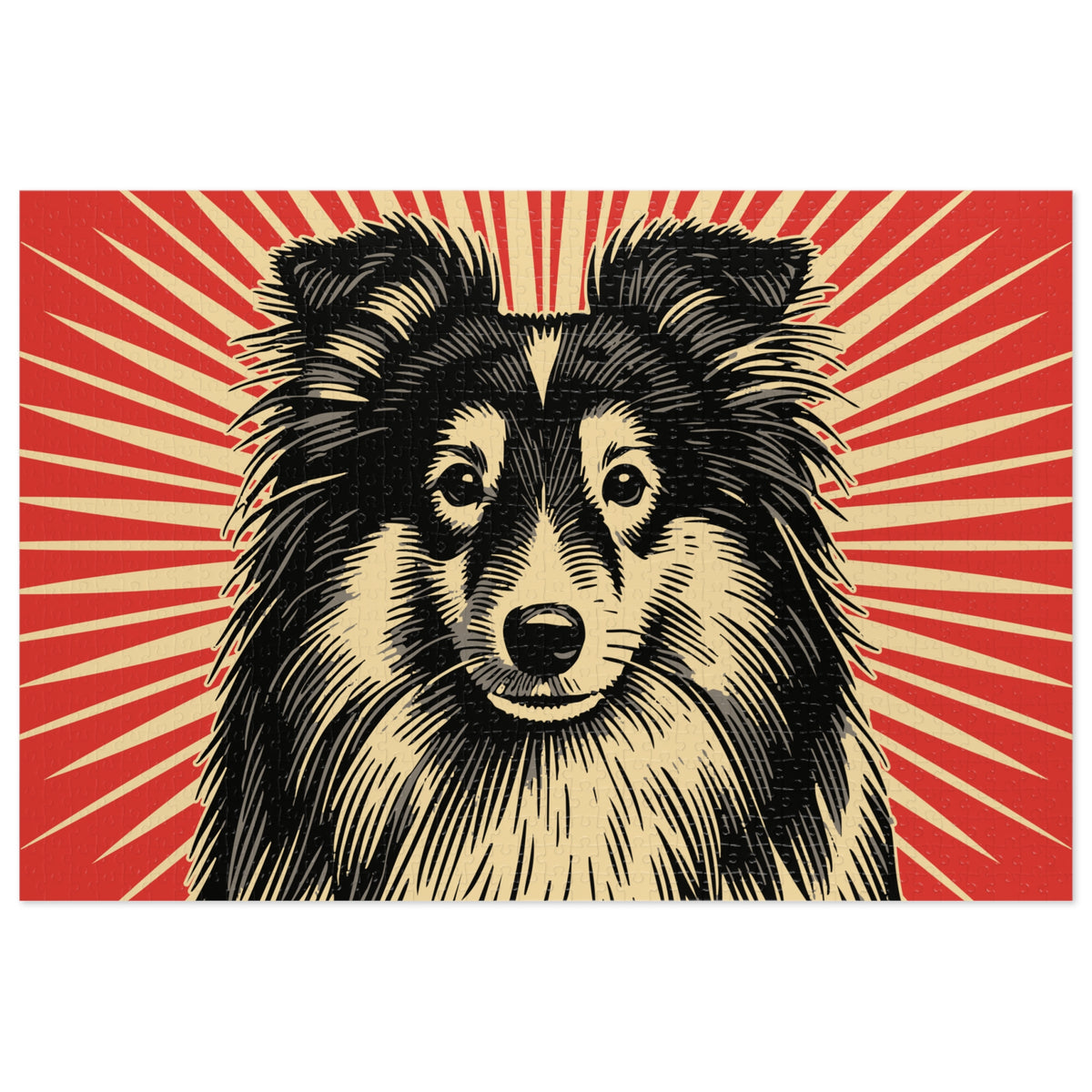 Shetland Sheepdog Jigsaw Puzzle — 29.25" × 19.75" (1000 pcs)