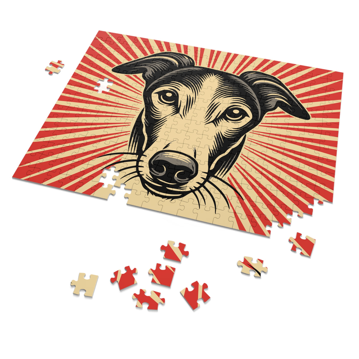 Greyhound Jigsaw Puzzle — view 2