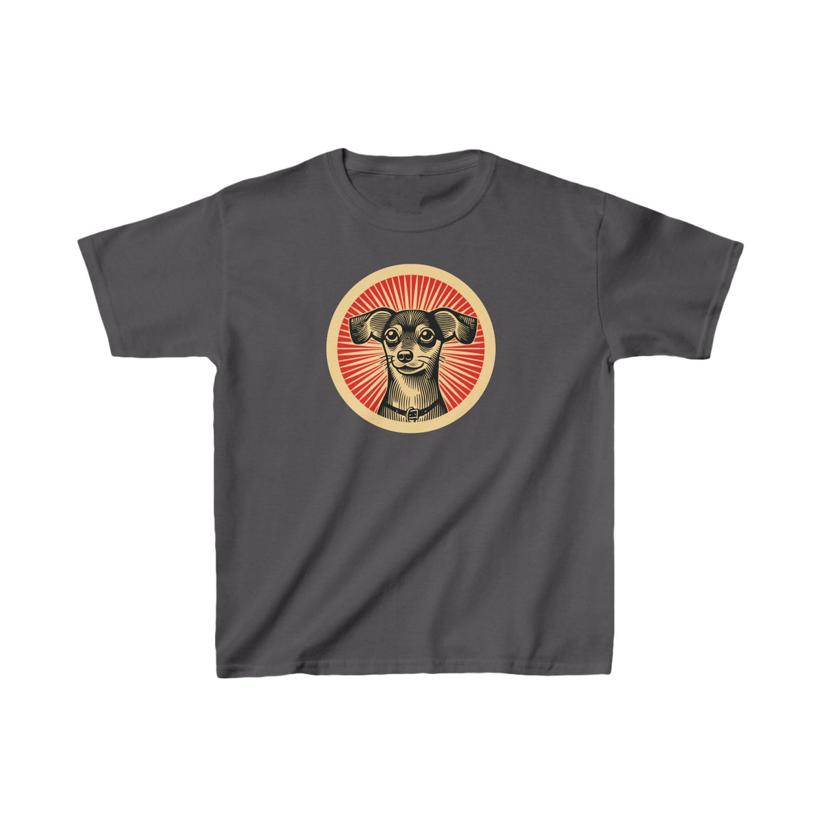 Chiweenie Kids Tee — Charcoal