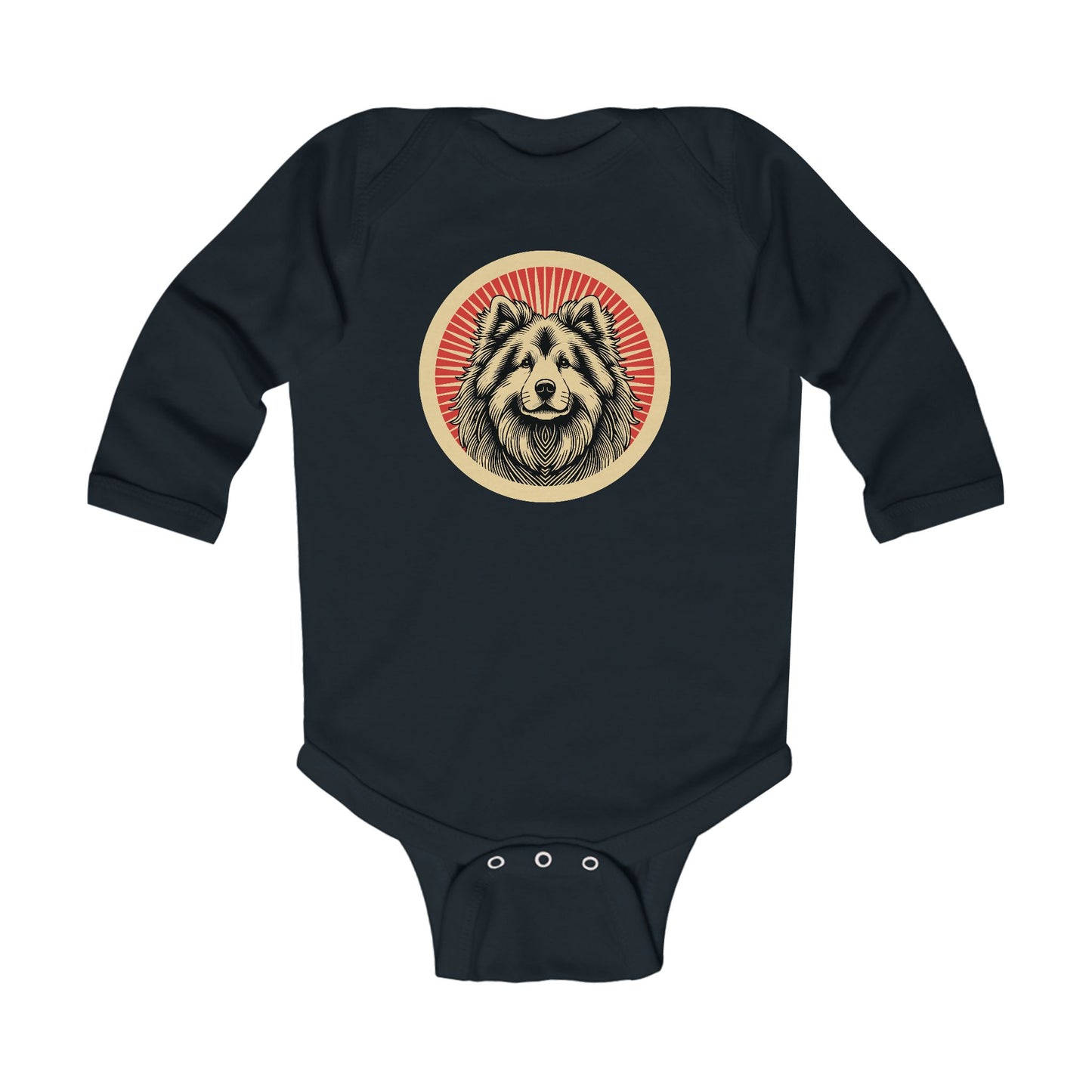 Eurasier Long Sleeve Bodysuit for Infants