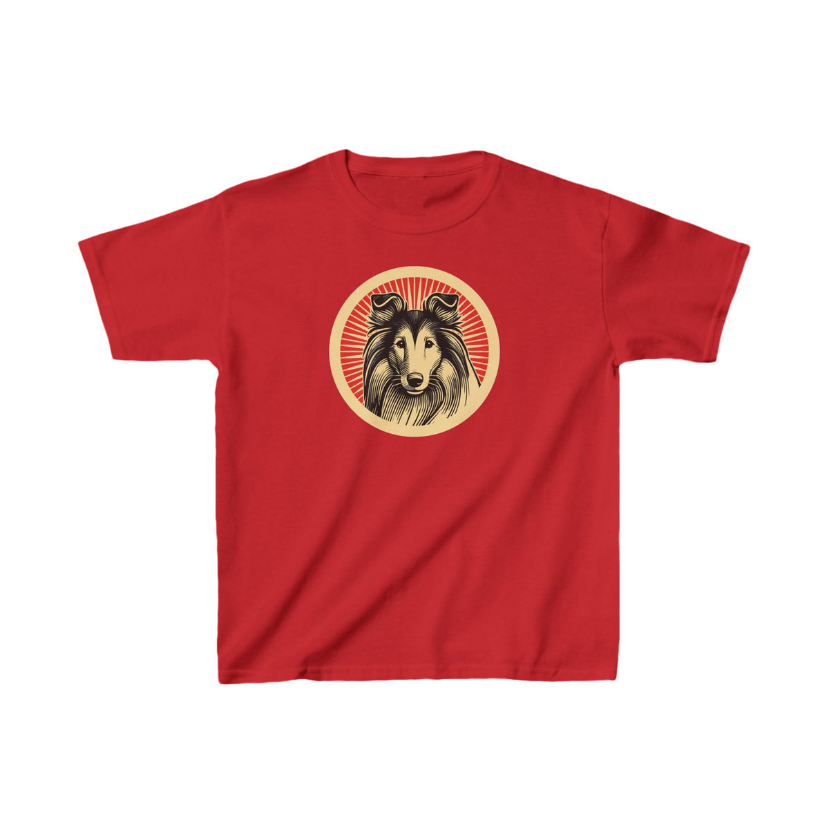 Collie Kids Tee — Red