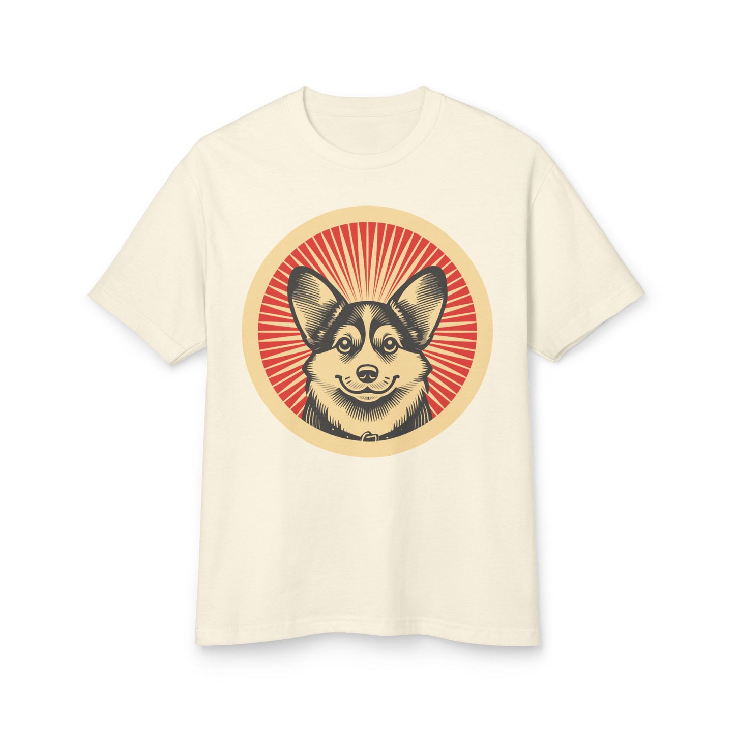 Pembroke Welsh Corgi Heavyweight Cotton T-Shirt for Adults