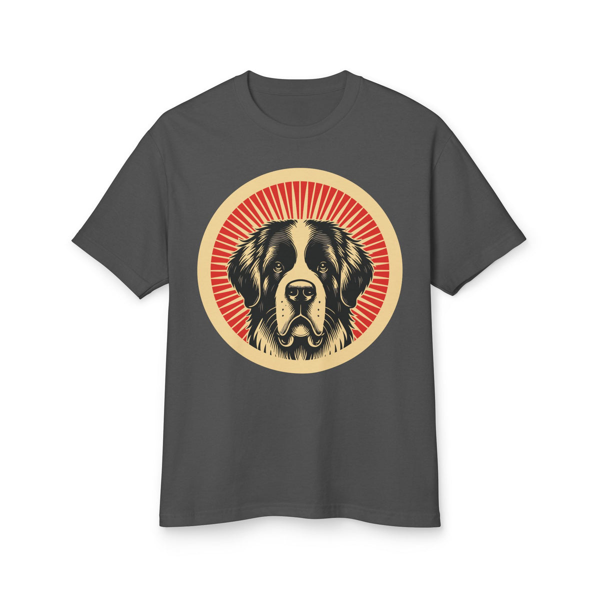 Saint Bernard Heavyweight Tee — Faded Black