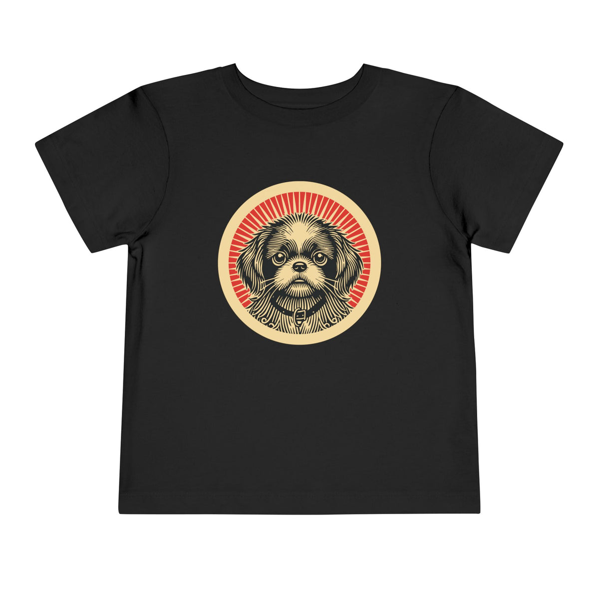 Pekepoo Toddler Tee — Black