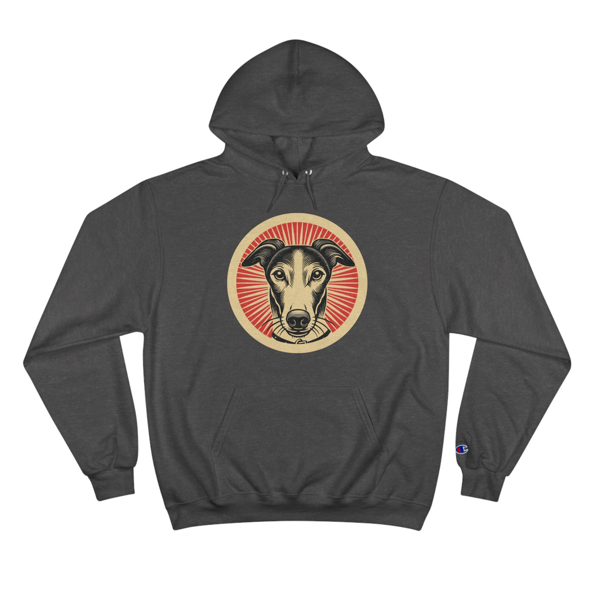 Greyhound Champion Hoodie — Charcoal Heather