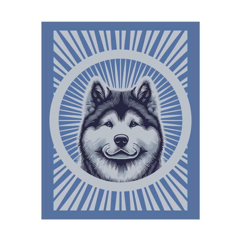 Akita Art Print