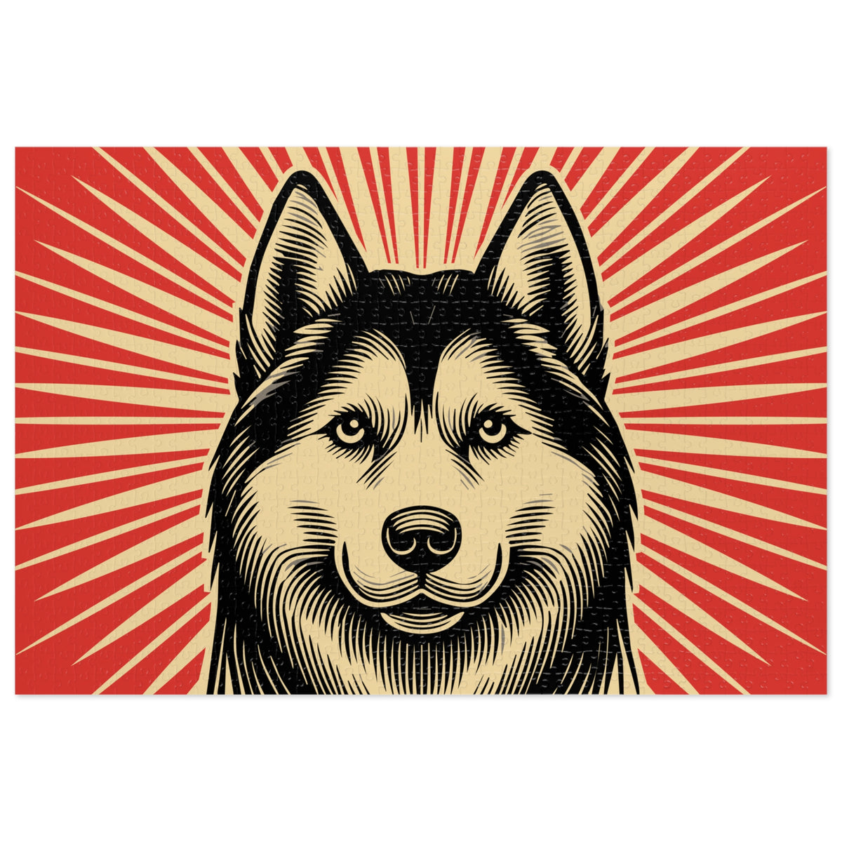 Siberian Husky Jigsaw Puzzle — 29.25" × 19.75" (1000 pcs)