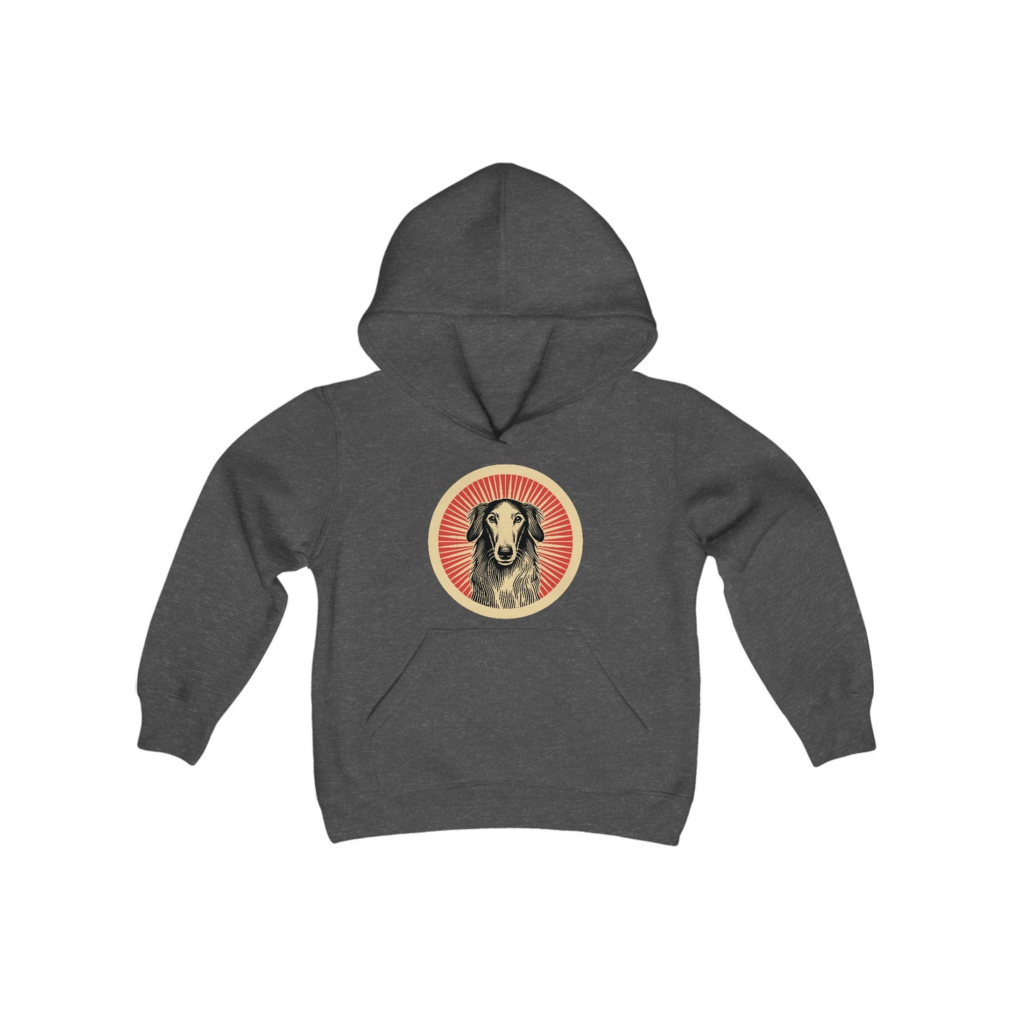 Borzoi Heavy Hoodie for Kids