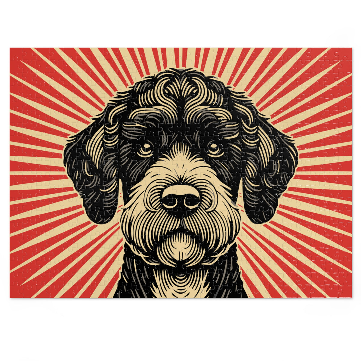 Boxerdoodle Jigsaw Puzzle — 20.5" × 15" (500 pcs)
