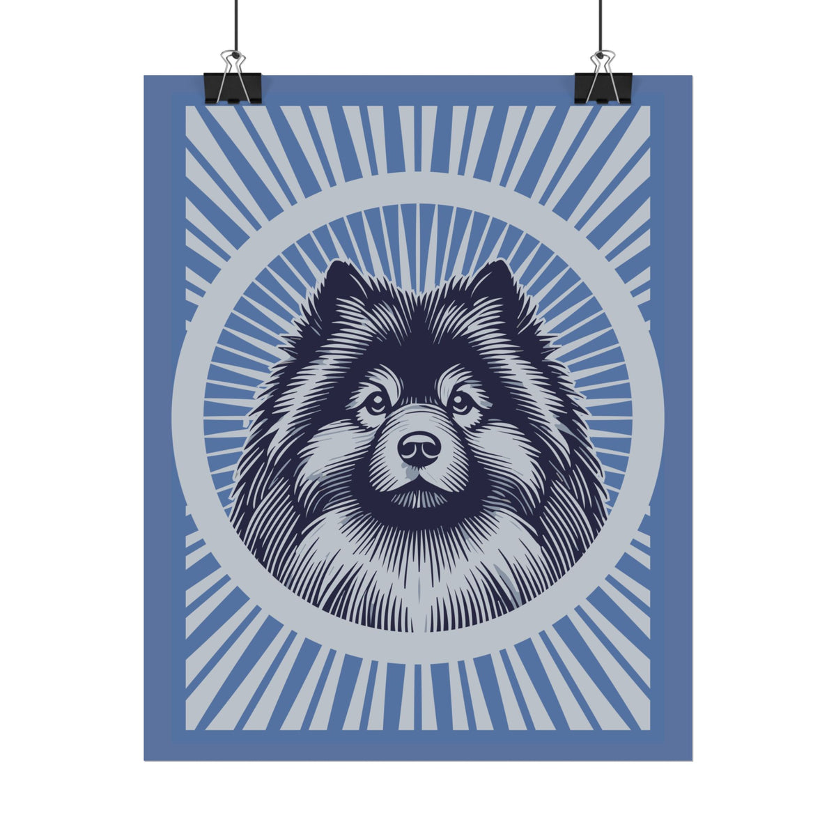 Keeshond Art Print — view 2