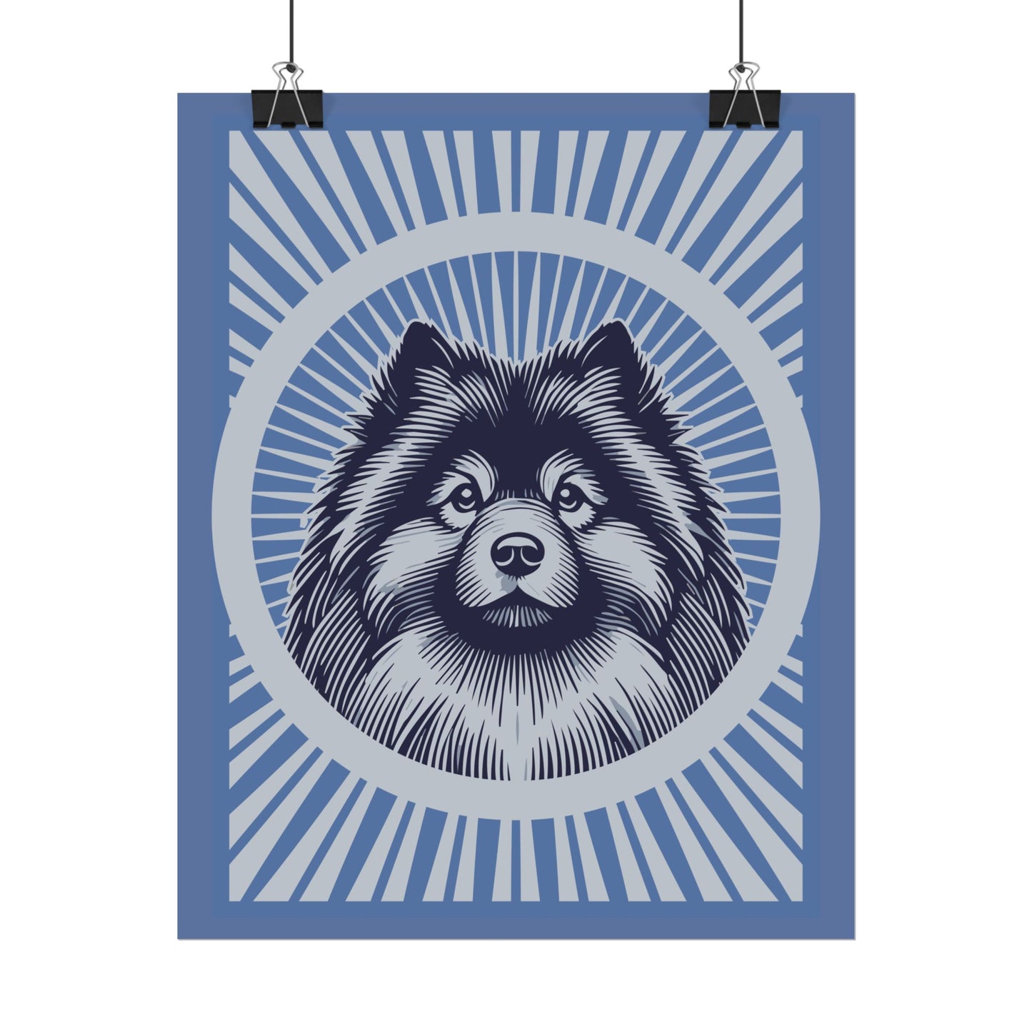 Keeshond Art Print