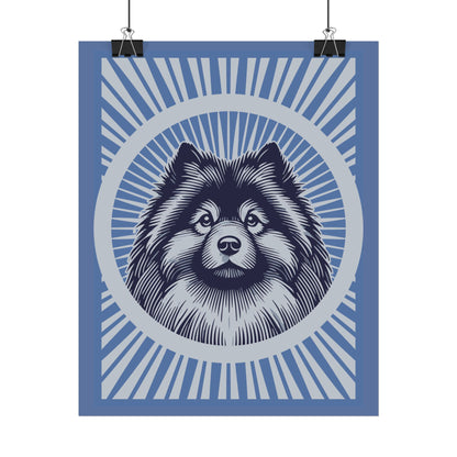 Keeshond Art Print