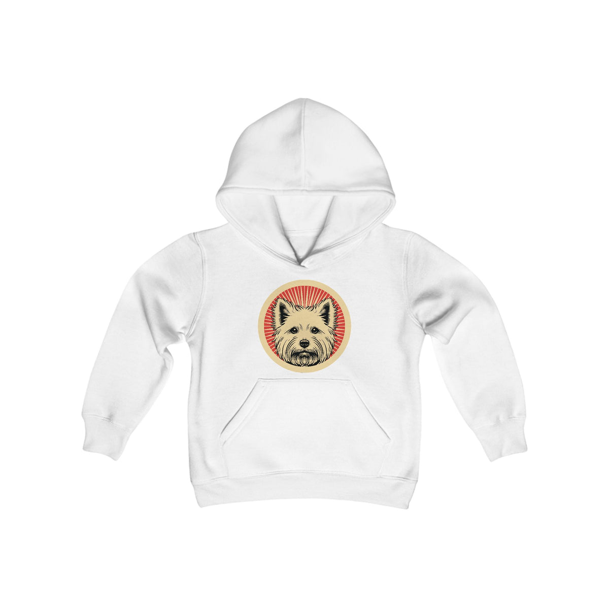 West Highland White Terrier Kids Hoodie — XL