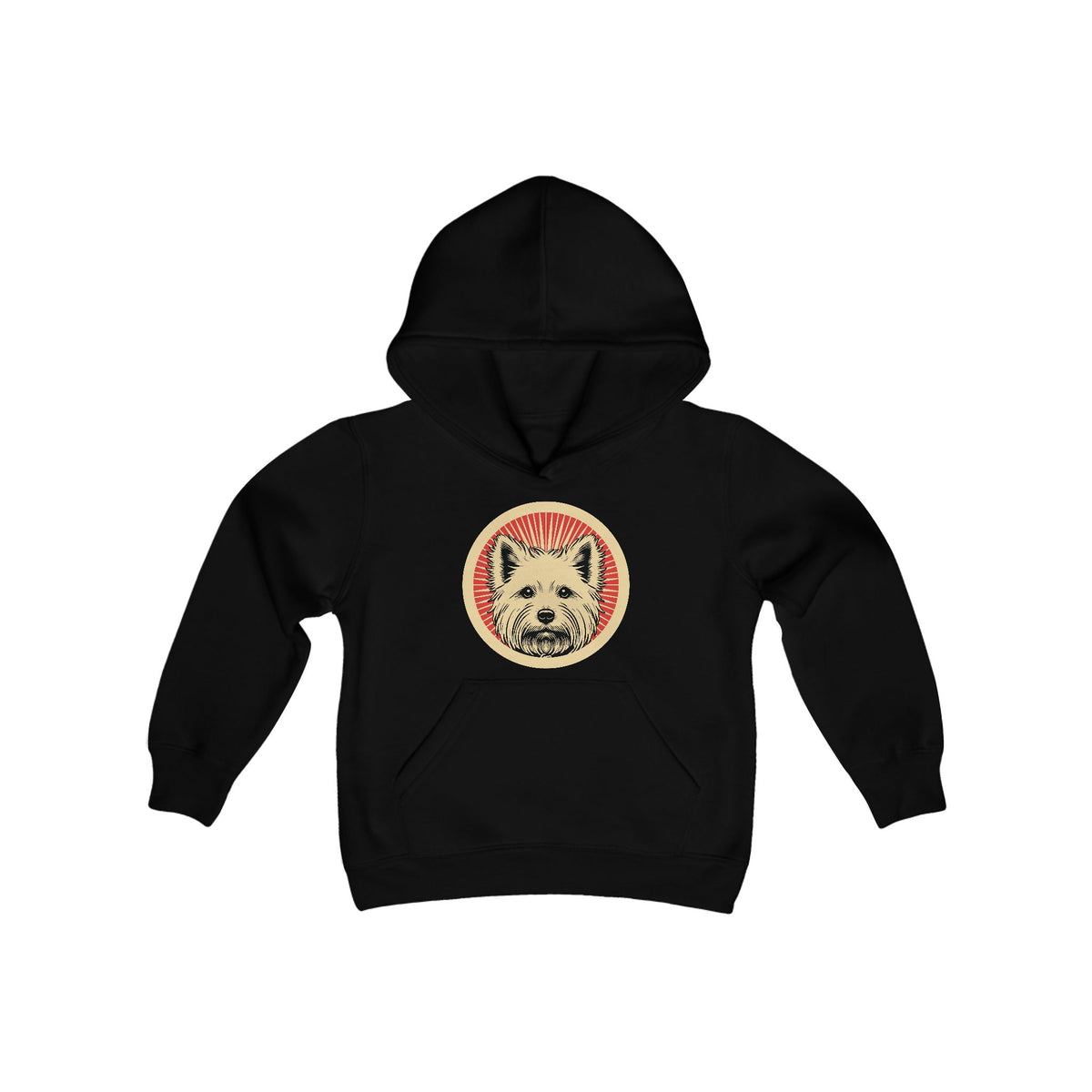 West Highland White Terrier Kids Hoodie — XL