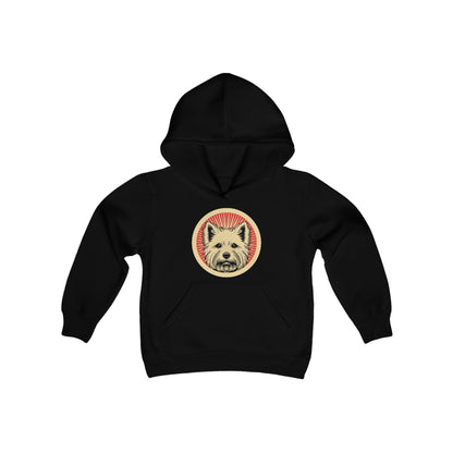 West Highland White Terrier Heavy Hoodie for Kids