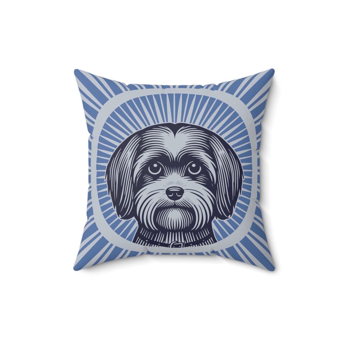 Havanese Pillow — 16" × 16"