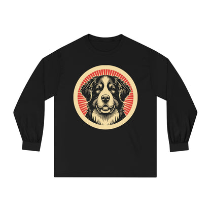 Bernese Mountain Dog Long Sleeve Tee for Adults
