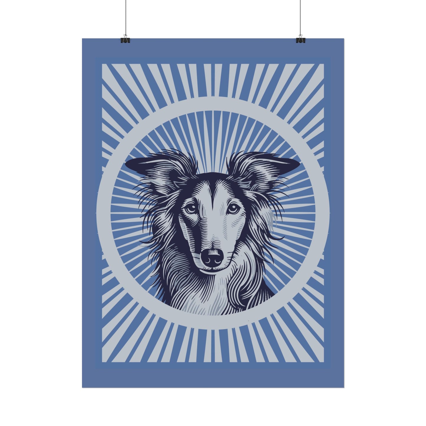 Silken Windhound Art Print