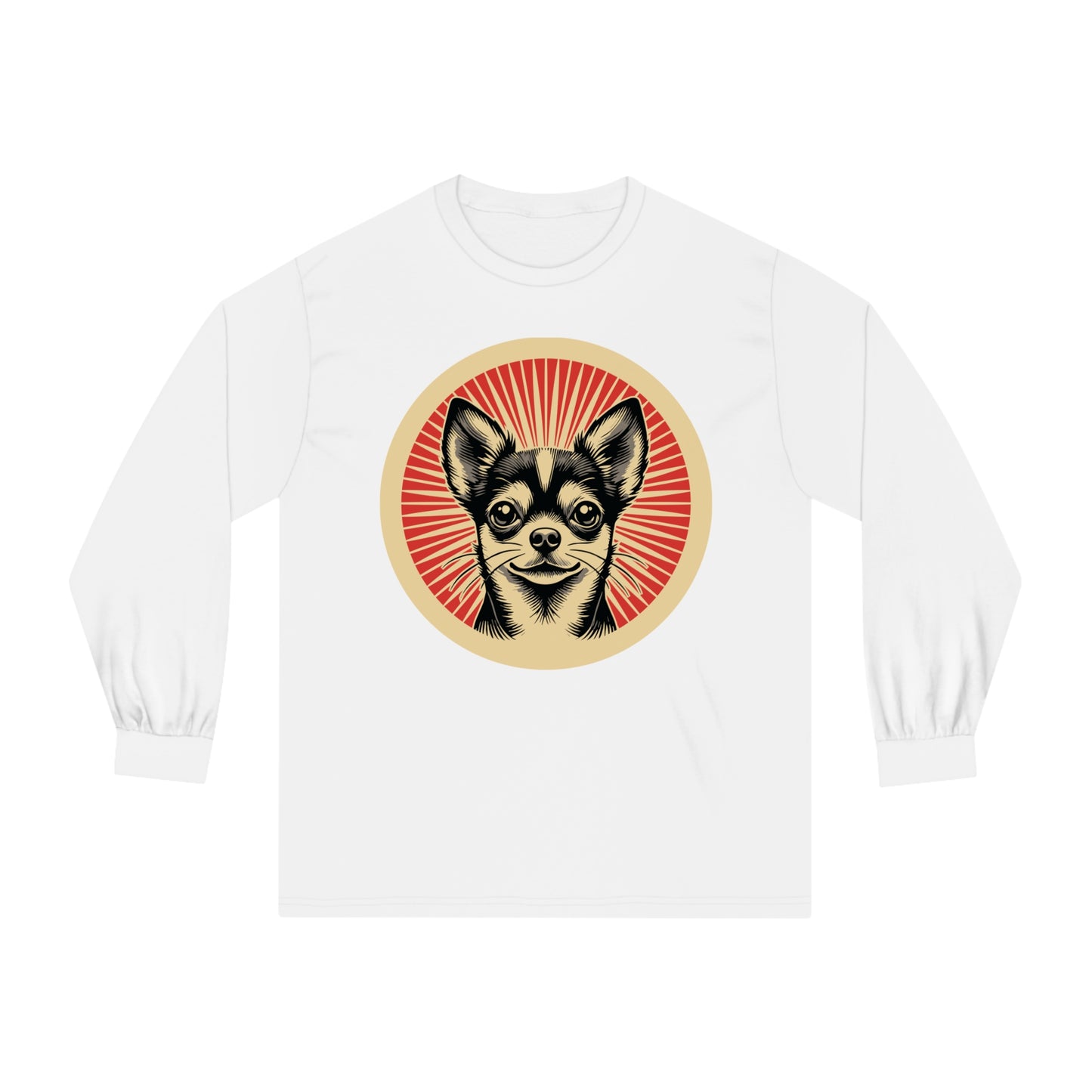 Chihuahua Long Sleeve Tee for Adults
