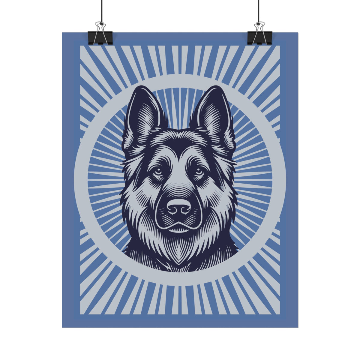 German Shepherd Art Print — view 2