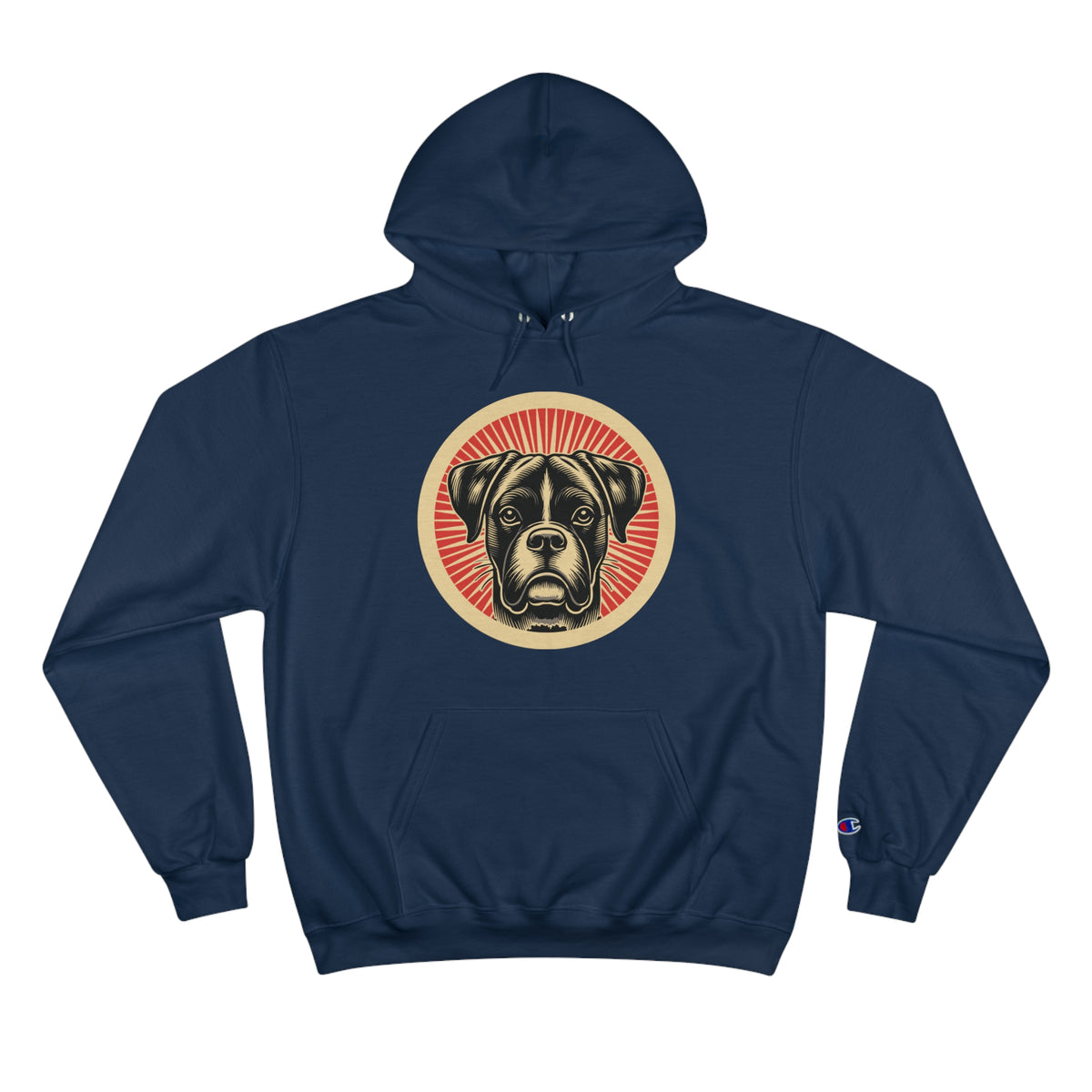 Boxer Champion Hoodie — Navy