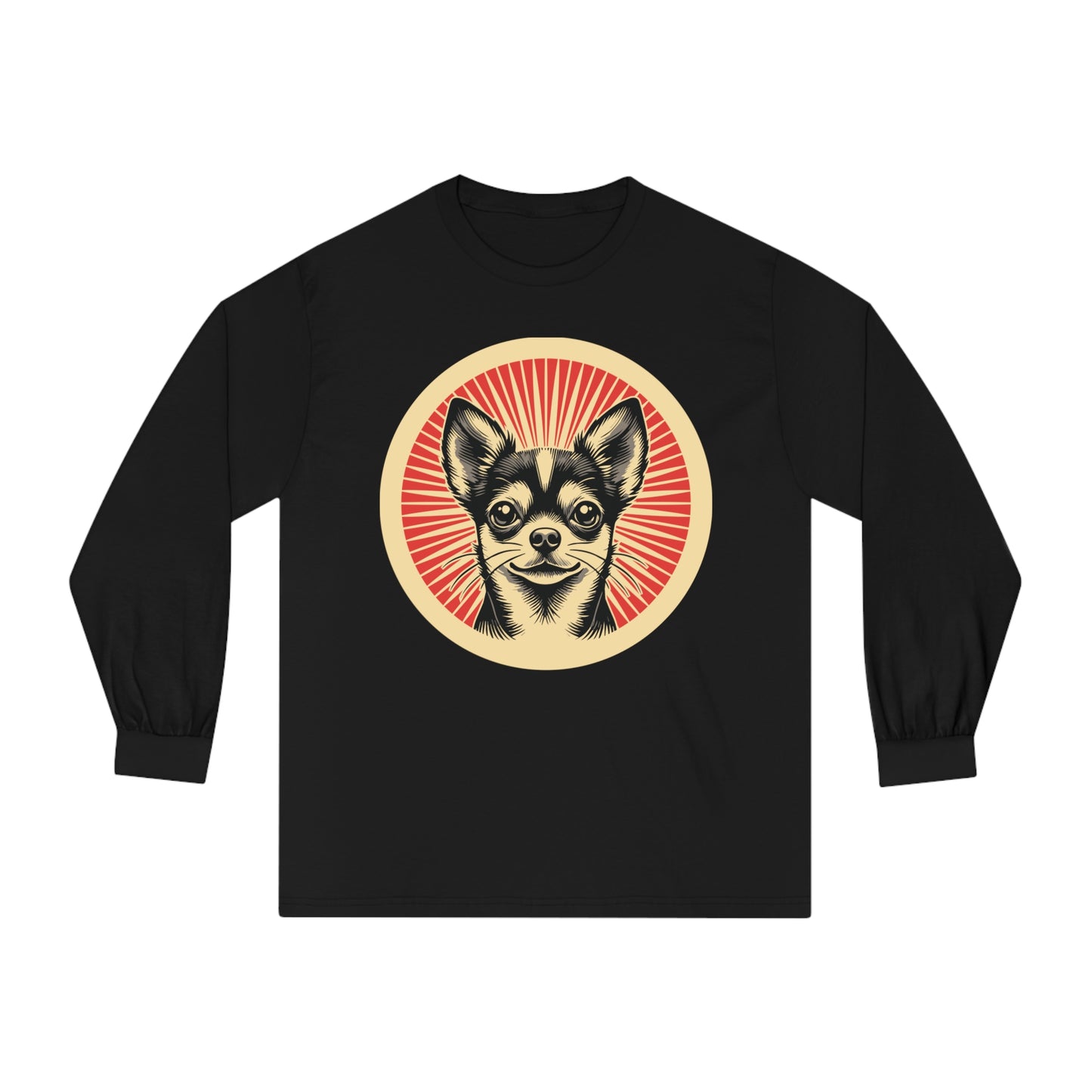 Chihuahua Long Sleeve Tee for Adults
