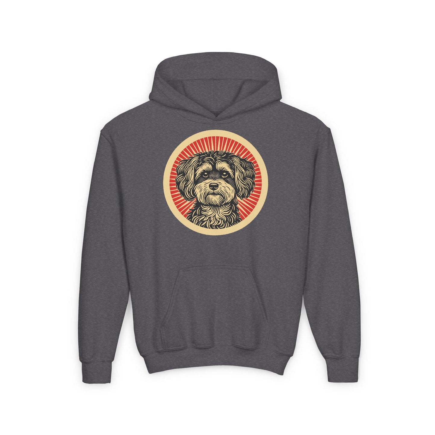 Maltipoo Heavy Hoodie for Kids