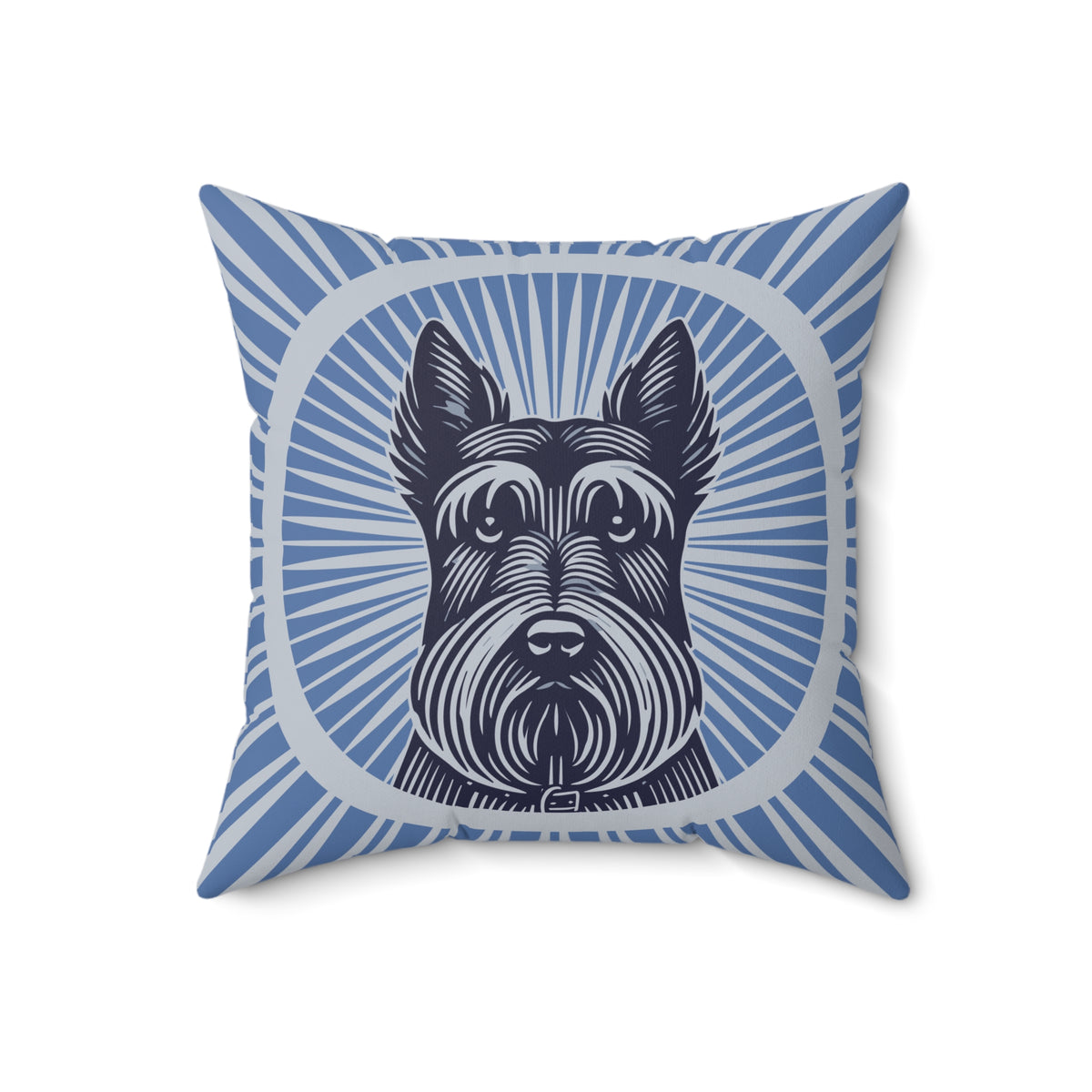 Scottish Terrier Pillow — 18" × 18"