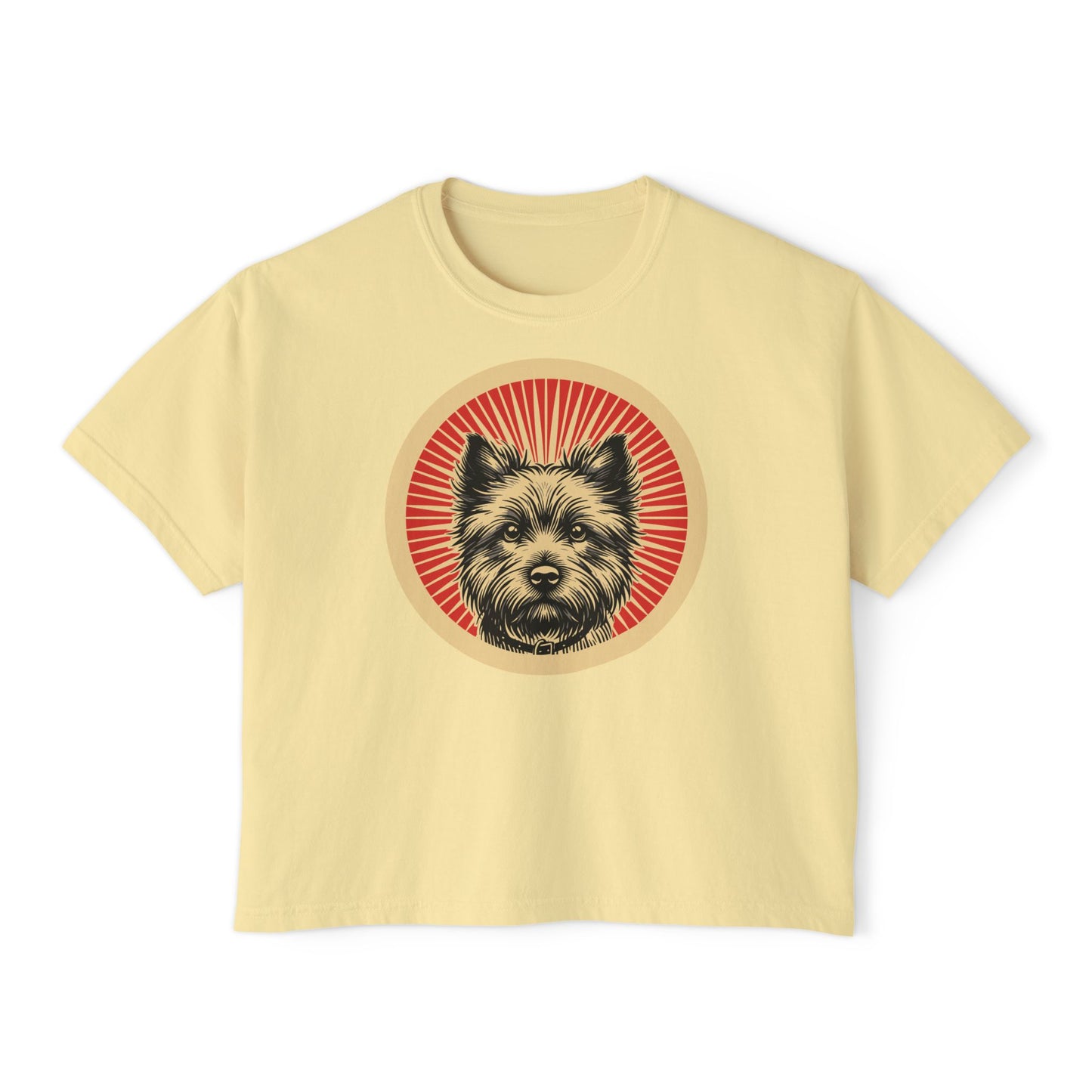 Cairn Terrier Boxy Tee for Women