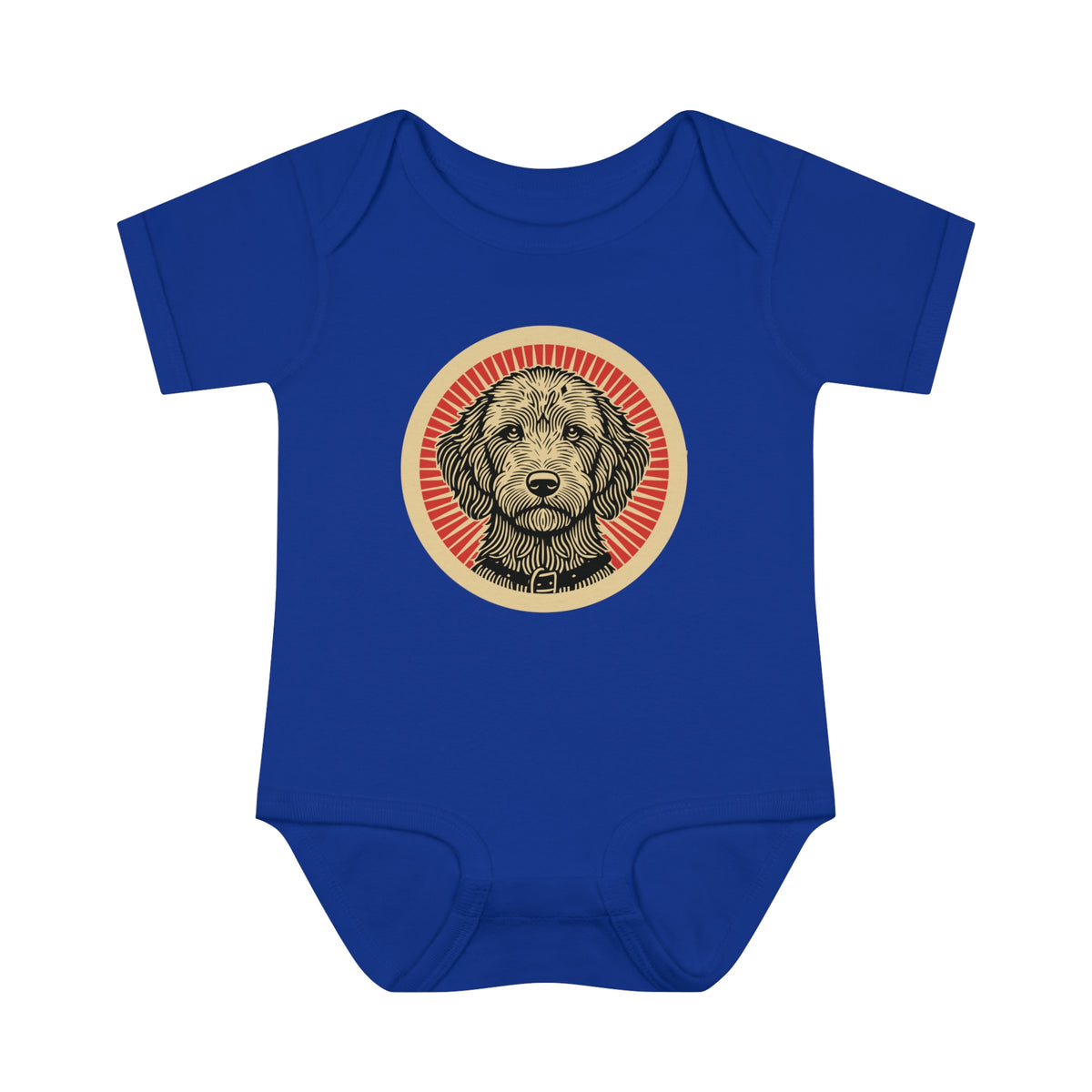 Labradoodle Baby Bodysuit — Royal