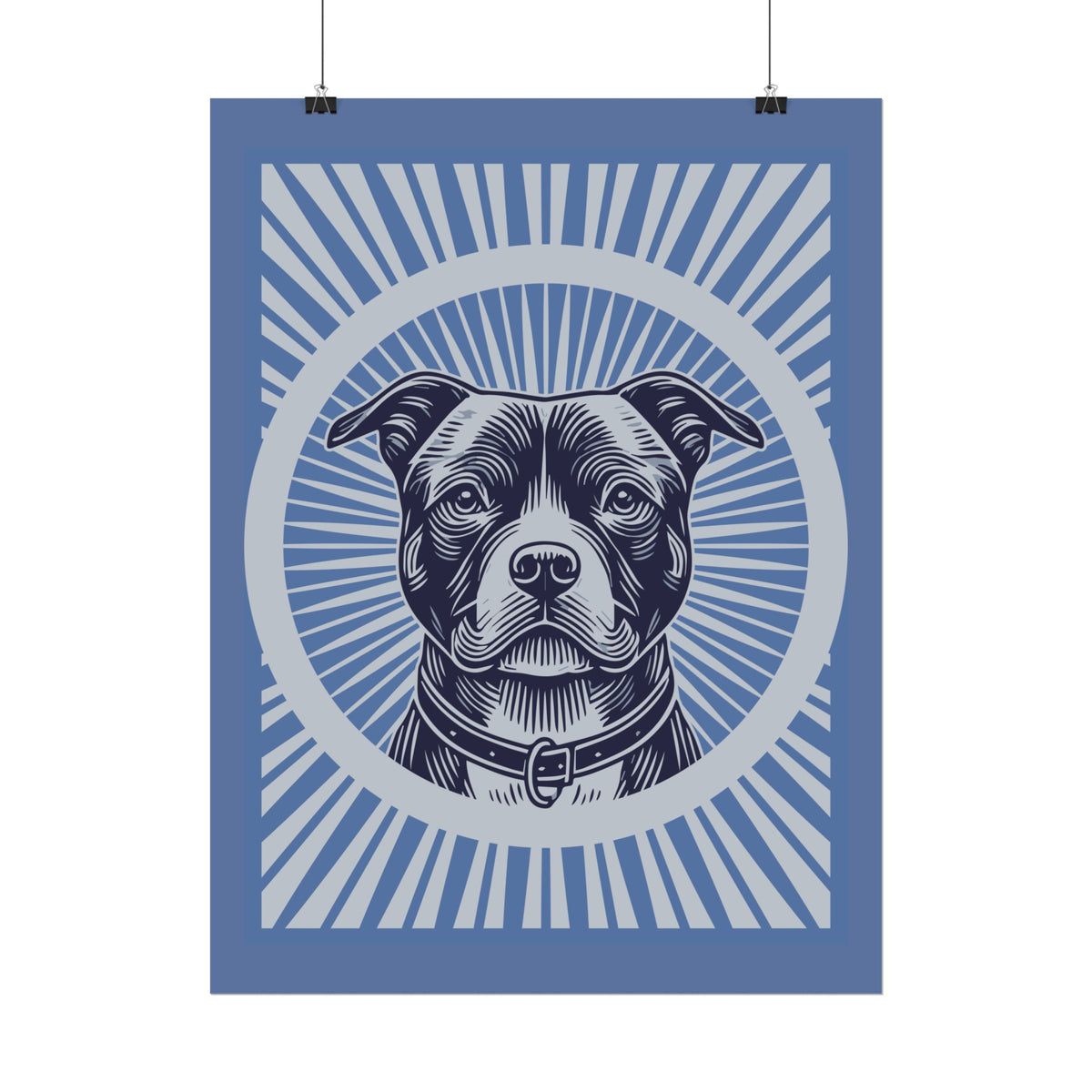 American Staffordshire Terrier Art Print — view 8