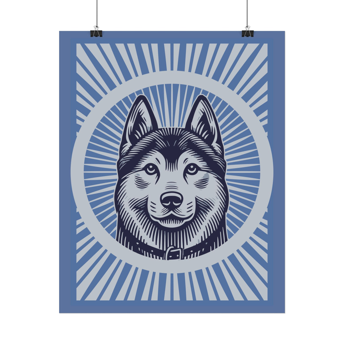 Norwegian Elkhound Art Print — view 5