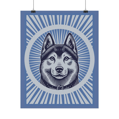 Norwegian Elkhound Art Print