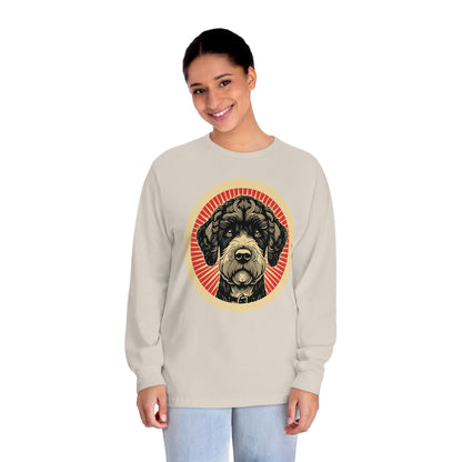 Boxerdoodle Long Sleeve Tee for Adults