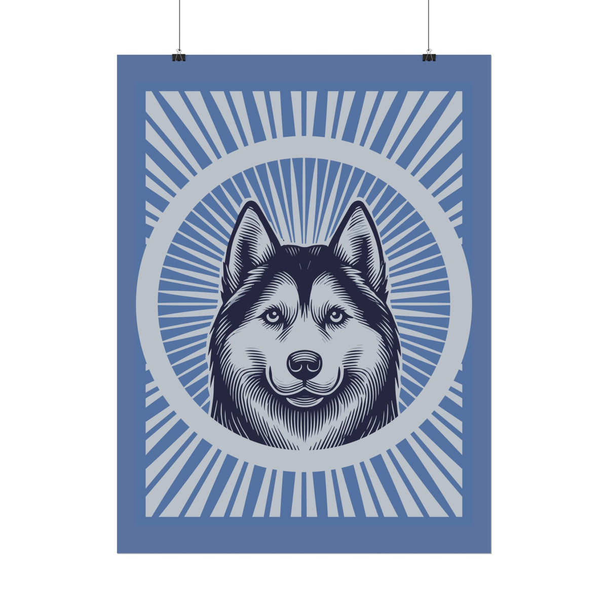 Siberian Husky Art Print — view 11