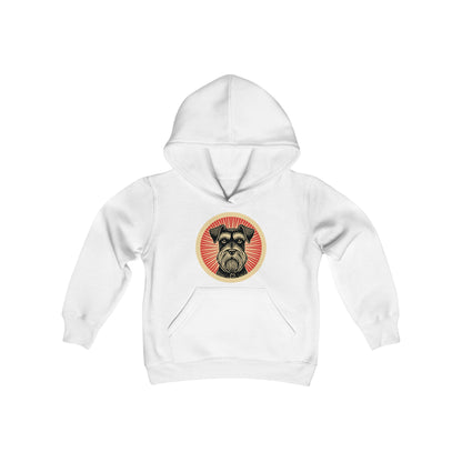 Miniature Schnauzer Heavy Hoodie for Kids
