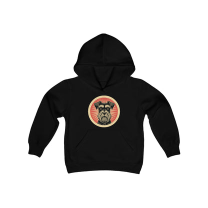 Miniature Schnauzer Heavy Hoodie for Kids